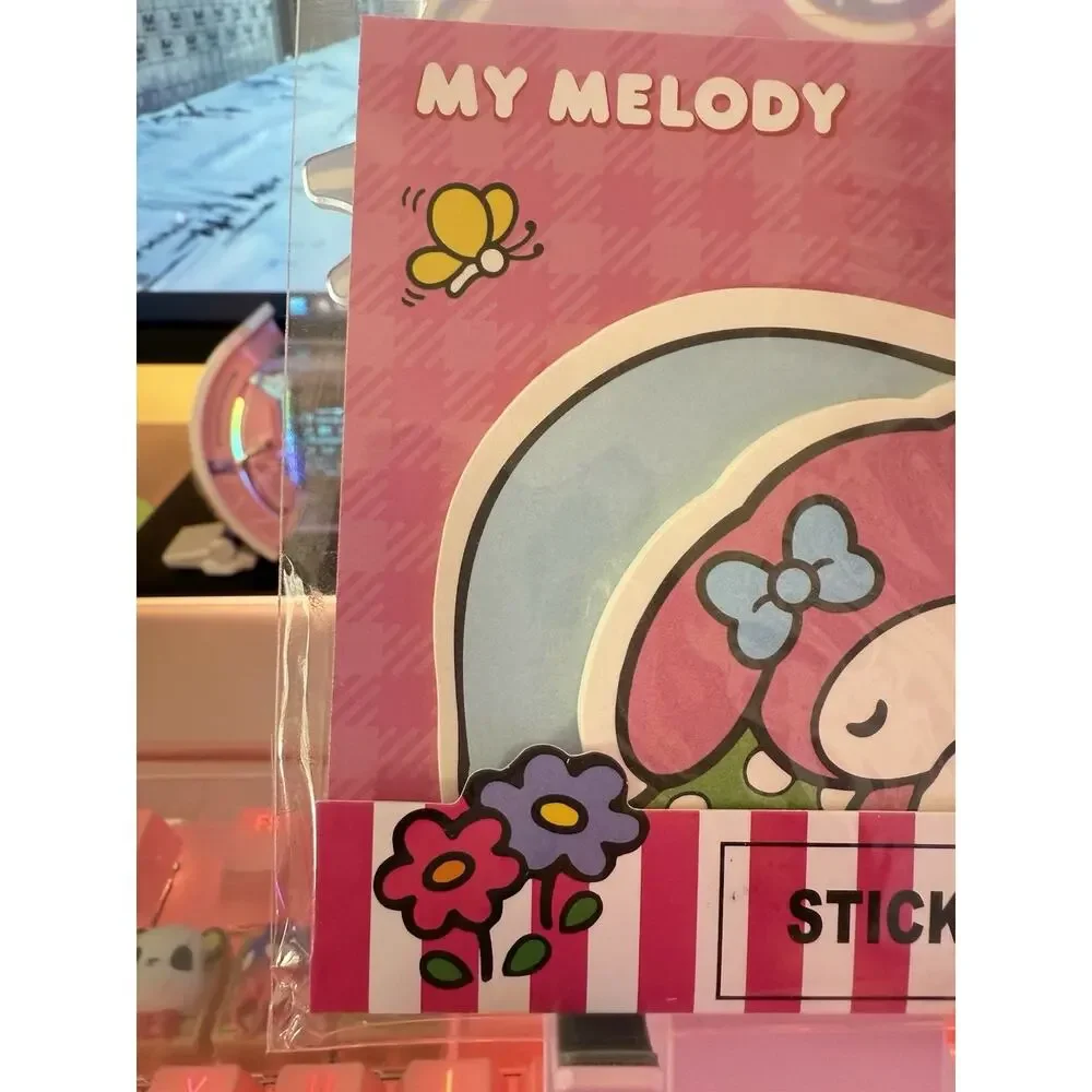 My Melody Sticky Notes Set 2 Designs 20 Sheets Kawaii Stationery 2024 Sanrio